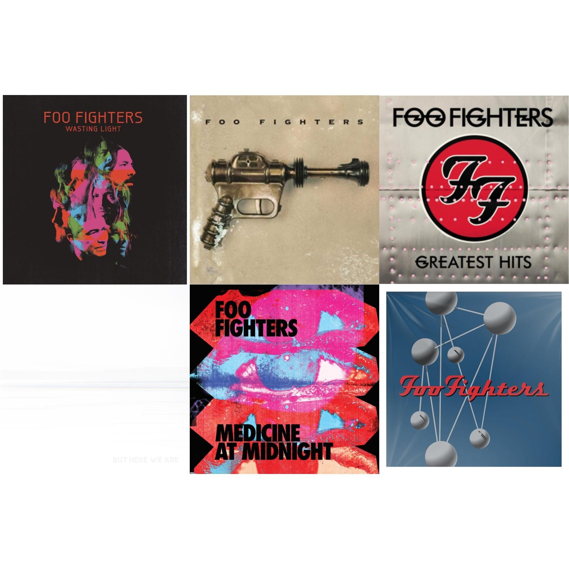 This is a 6 LP Vinyl SKU bundle.
1.This LP Vinyl is brand new.Format: LP VinylMusic Style: Alternative RockThis item's title is: Medicine At Midnight (140G)Artist: Foo FightersLabel: RCABarcode: 194397883619Release Date: 2/5/2021
2.This LP Vinyl is brand new.