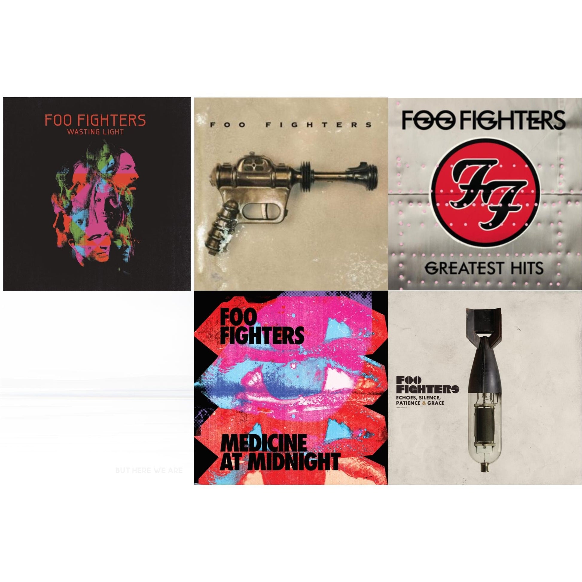 This is a 6 LP Vinyl SKU bundle.
1.This LP Vinyl is brand new.Format: LP VinylMusic Style: Alternative RockThis item's title is: Medicine At Midnight (140G)Artist: Foo FightersLabel: RCABarcode: 194397883619Release Date: 2/5/2021
2.This LP Vinyl is brand new.