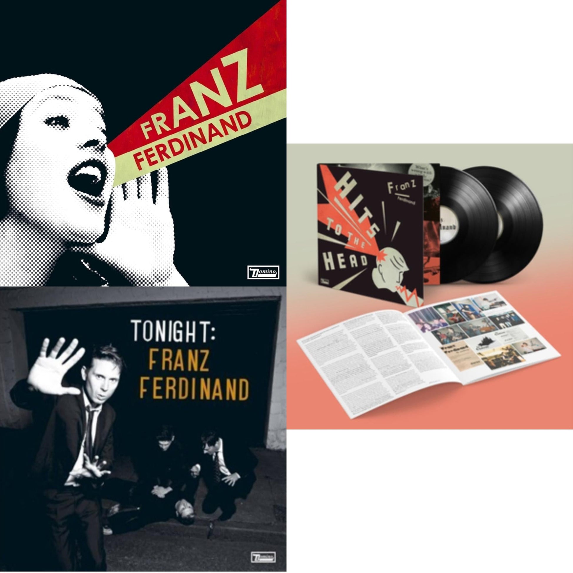 This is a 3 LP Vinyl SKU bundle.
1.This LP Vinyl is brand new.Format: LP VinylMusic Style: New WaveThis item's title is: You Could Have It So Much Better (Dl Card)Artist: Franz FerdinandLabel: DOMINO RECORD CO.Barcode: 887828016112Release Date: 8/6/2021
2.This LP Vinyl is brand new.