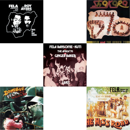 Music Of Many Colours & Zombie & Fela Live With Ginger Baker & Shakara & He Miss Road
