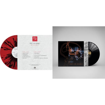 Front Line Assembly - Tactical Neural Implant (Remastered) & Disorder (Red & Black Splatter LP Vinyl)
