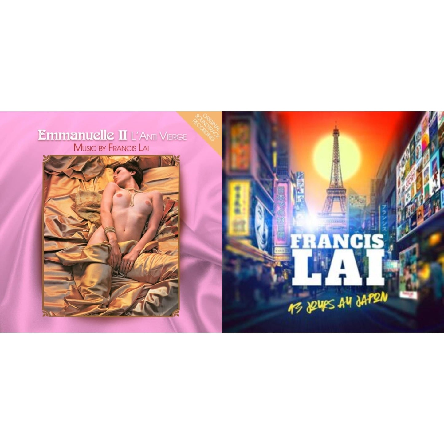 This is a 2 LP Vinyl SKU bundle.
1.This LP Vinyl is brand new.Format: LP VinylMusic Style: SoundtrackThis item's title is: Emmanuelle Ii - L'anti Vierge - Original Soundtrack RecordingsArtist: Francis LaiLabel: DIGGERS FACTORYBarcode: 3700403517323Release Date: 1/28/2022
2.