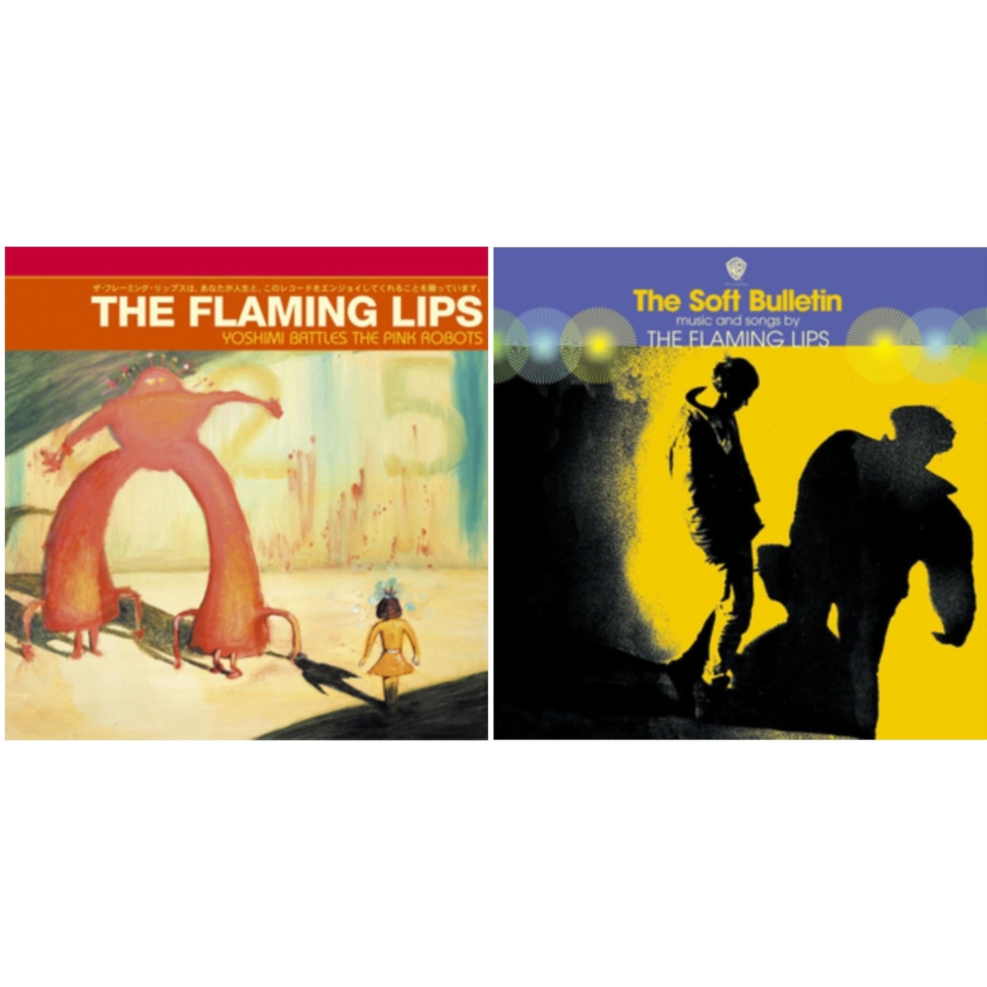 This is a 2 LP Vinyl SKU bundle.
1.This LP Vinyl is brand new.Format: LP VinylMusic Style: ExperimentalThis item's title is: Yoshimi Battles The Pink RobotsArtist: Flaming LipsLabel: Warner RecordsBarcode: 093624952176Release Date: 2/14/2012
2.This LP Vinyl is brand new.