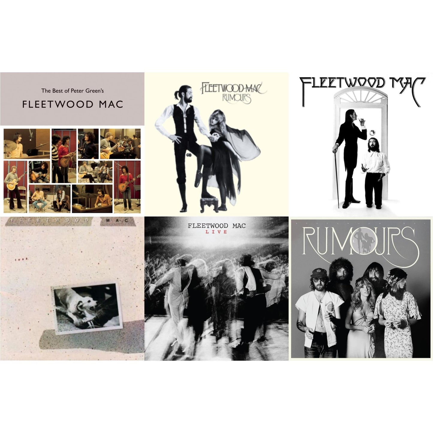 Best Of Peter Green's Fleetwood Mac (2LP/140G) & Rumours & Fleetwood Mac & Tusk (2LP) & Fleetwood Mac Live (Super Deluxe Edition/2LP/3CD/7Inch) & Rumours Live (2LP)