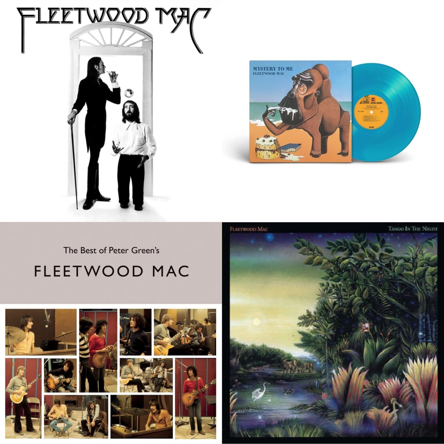 This is a 4 LP Vinyl SKU bundle.
1.This LP Vinyl is brand new.Format: LP VinylMusic Style: Pop RockThis item's title is: Tango In The NightArtist: Fleetwood MacLabel: RHINO/WARNER BROS.Barcode: 081227935610Release Date: 5/26/2017
2.This LP Vinyl is brand new.