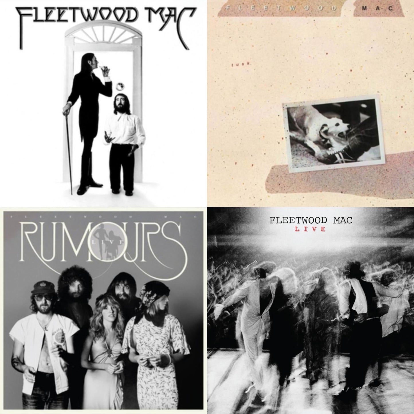 Fleetwood Mac (Remastered) & Tusk & Rumours Live (2CD) & Fleetwood Mac Live (Deluxe/3CD)
