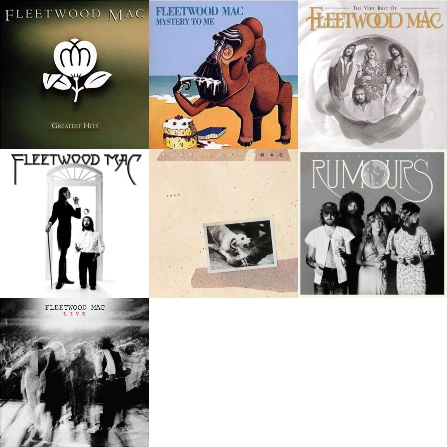 Greatest Hits & Mystery To Me & Very Best Of Fleetwood Mac & Fleetwood Mac (Remastered) & Tusk & Rumours Live (2CD) & Fleetwood Mac Live (Deluxe/3CD)