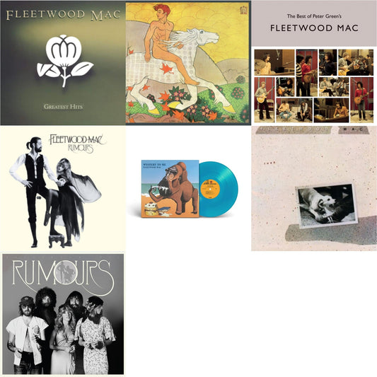 This is a 7 LP Vinyl SKU bundle.
1.This LP Vinyl is brand new.Format: LP VinylMusic Style: Pop RockThis item's title is: Greatest HitsArtist: Fleetwood MacLabel: RHINO/WARNER BROS.Barcode: 081227959357Release Date: 6/24/2014
2.This LP Vinyl is brand new.