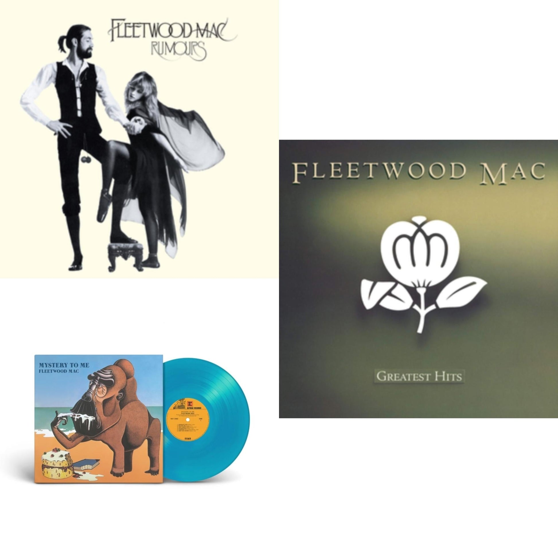 This is a 3 LP Vinyl SKU bundle.
1.This LP Vinyl is brand new.Format: LP VinylMusic Style: Pop RockThis item's title is: Greatest HitsArtist: Fleetwood MacLabel: RHINO/WARNER BROS.Barcode: 081227959357Release Date: 6/24/2014
2.This LP Vinyl is brand new.