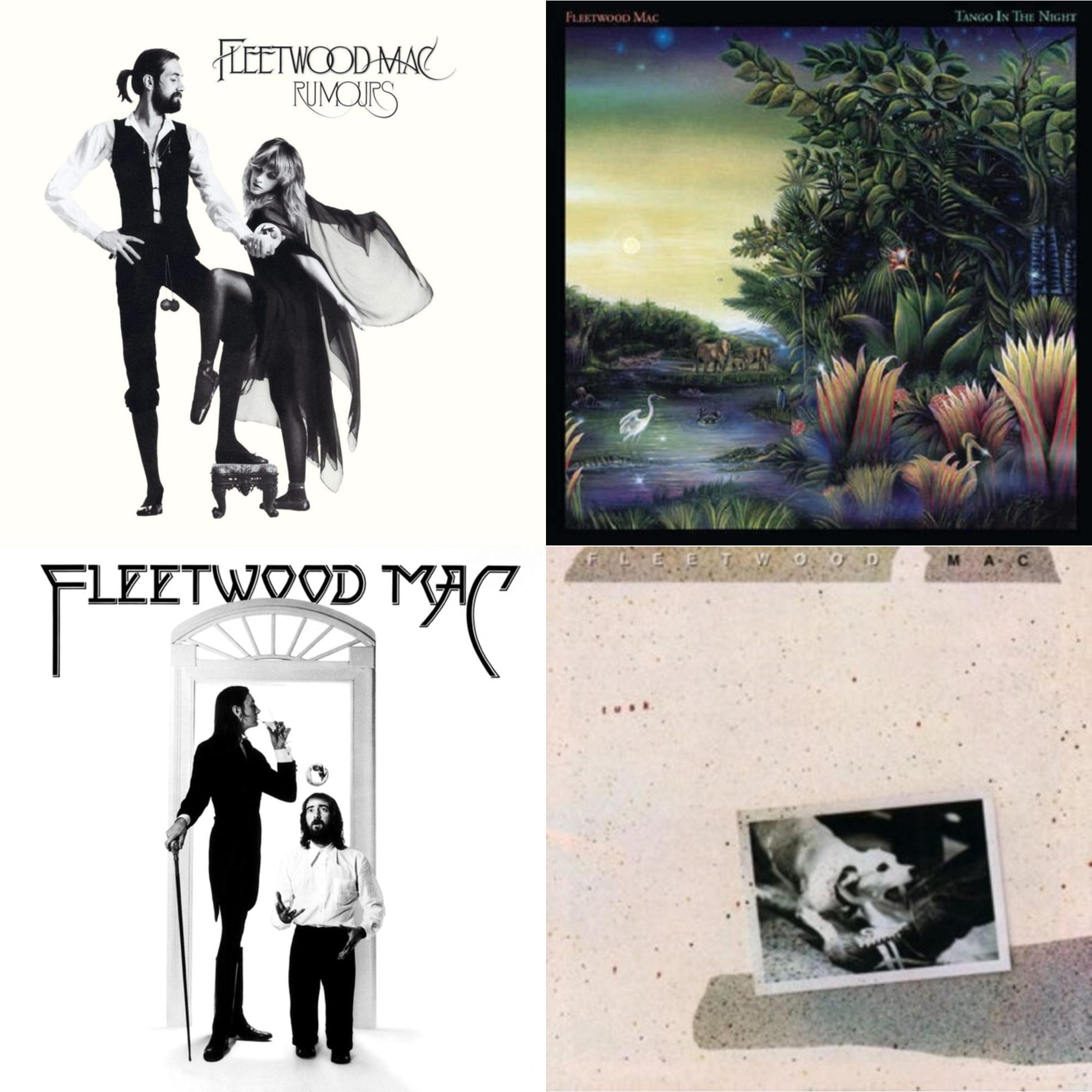 This is a 4 LP Vinyl SKU bundle.
1.This LP Vinyl is brand new.Format: LP VinylMusic Style: Classic RockThis item's title is: RumoursArtist: Fleetwood MacLabel: REPRISEBarcode: 093624979357Release Date: 1/28/2013
2.This LP Vinyl is brand new.