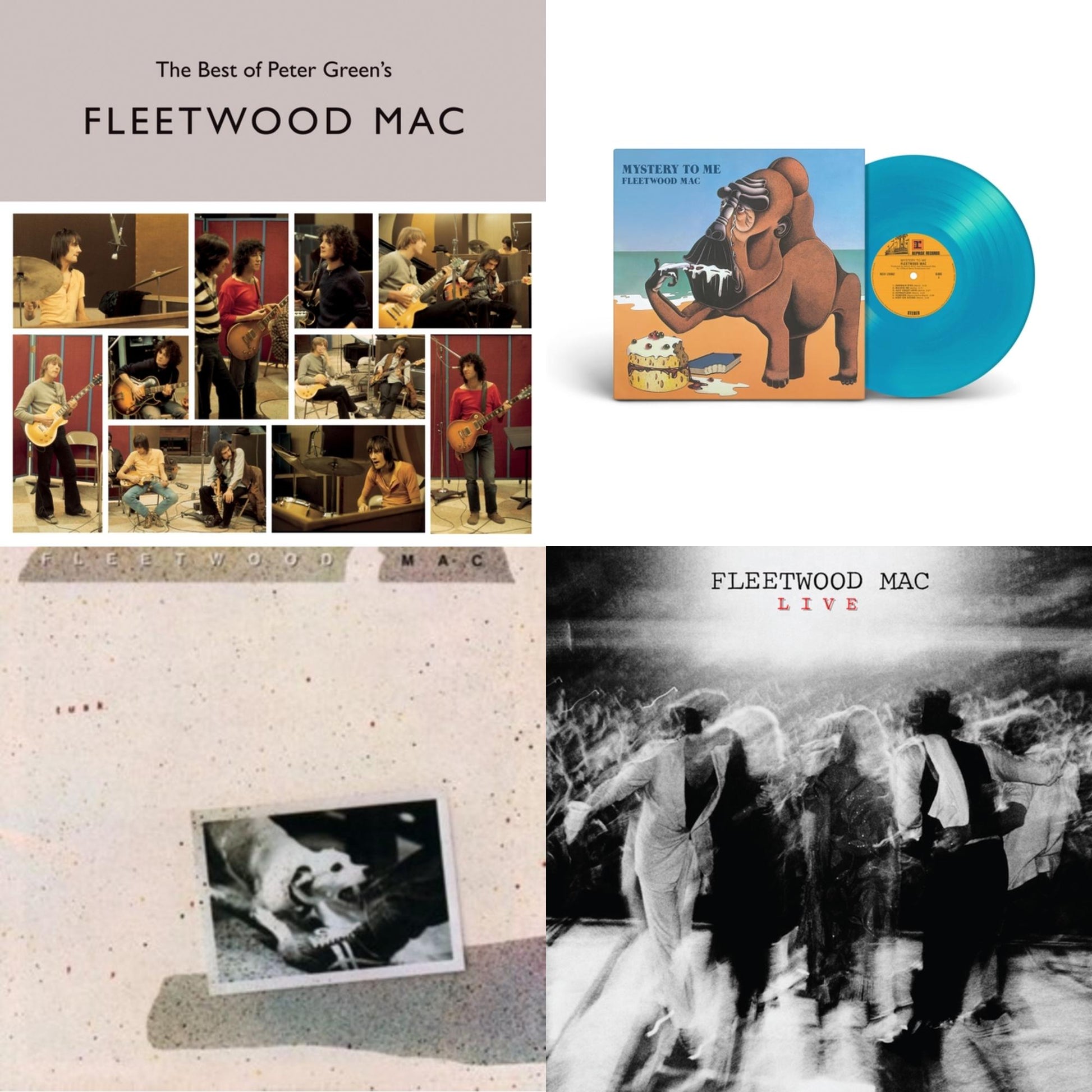 This is a 4 LP Vinyl SKU bundle.
1.This LP Vinyl is brand new.Format: LP VinylMusic Style: Electric BluesThis item's title is: Best Of Peter Green's Fleetwood Mac (2LP/140G)Artist: Fleetwood MacLabel: SONY MUSIC CMGBarcode: 194398139814Release Date: 1/15/2021
2.