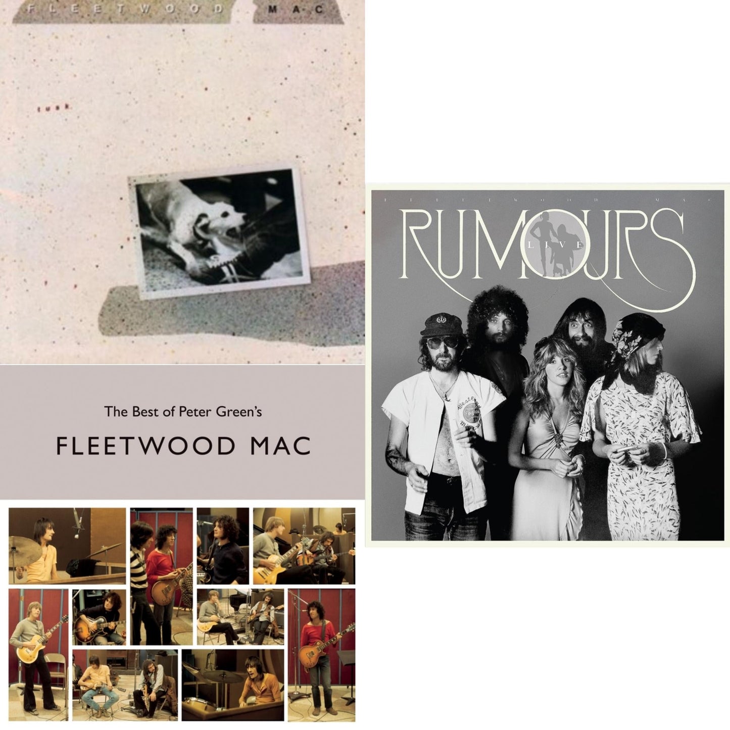 Best Of Peter Green's Fleetwood Mac (2LP/140G) & Tusk (2LP) & Rumours Live (2LP)
