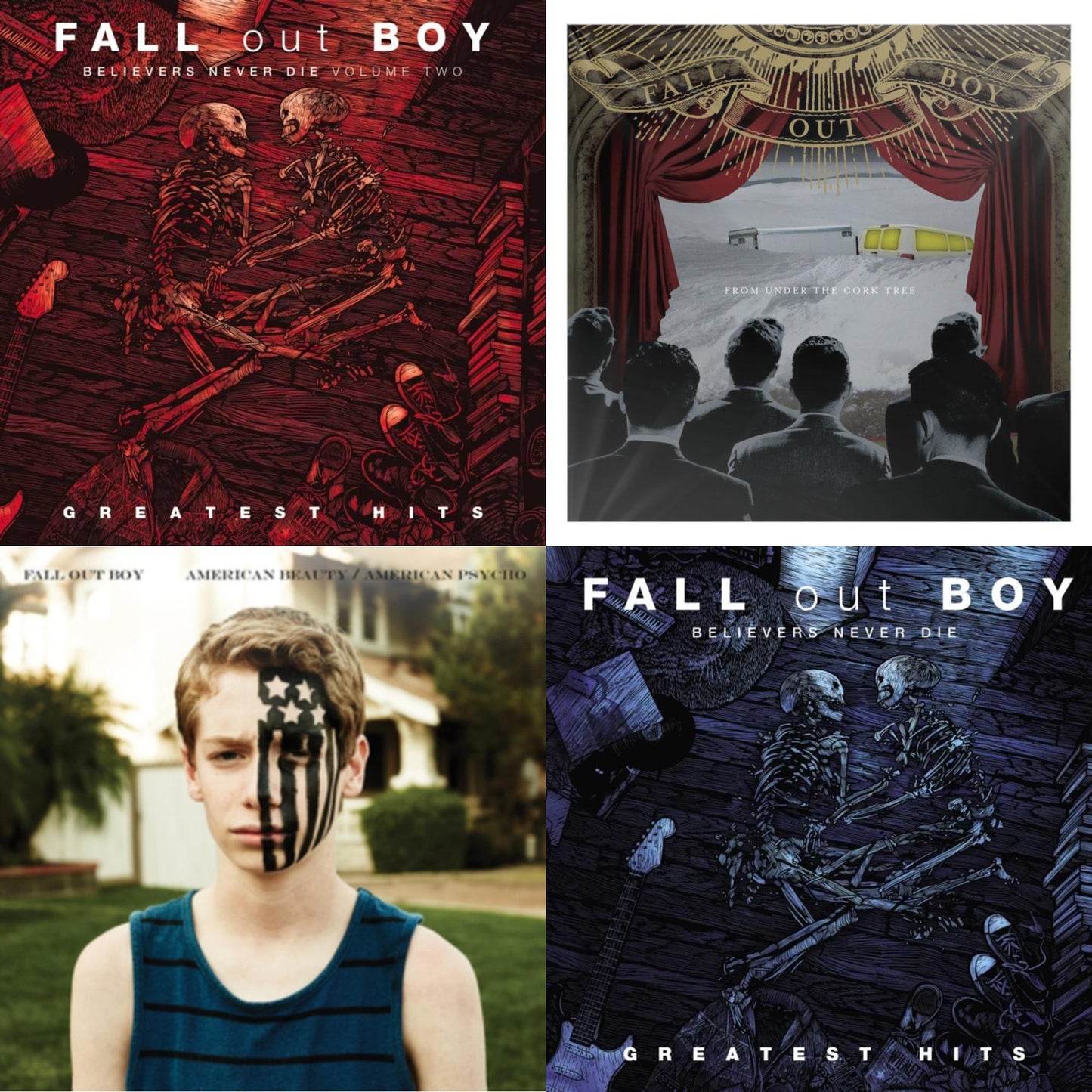 Believers Never Die (2LP) & Believers Never Die (Vol. 2) & American Beauty / American Psycho & From Under The Cork Tree