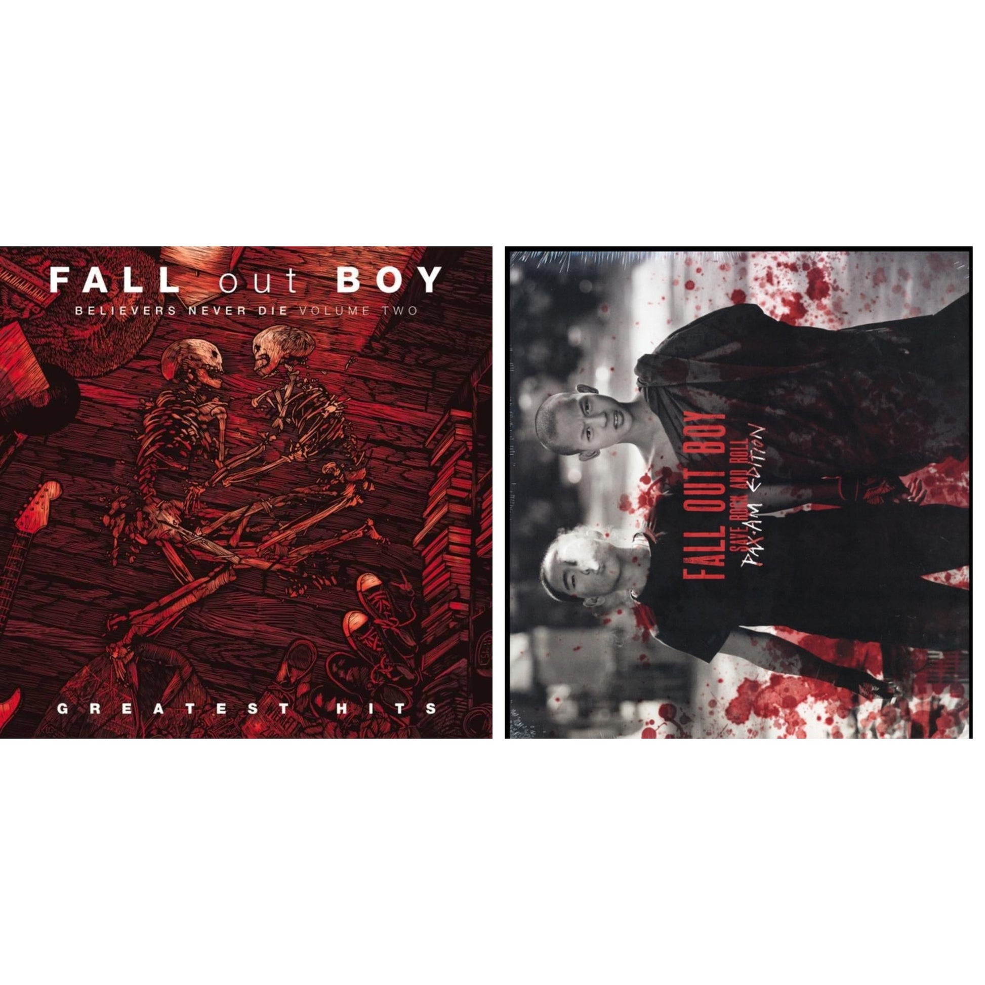 This is a 2 LP Vinyl SKU bundle.
1.This LP Vinyl is brand new.Format: LP VinylThis item's title is: Believers Never Die (Vol. 2)Artist: Fall Out BoyLabel: ISLANDBarcode: 602508363139Release Date: 1/10/2020
2.This LP Vinyl is brand new.
