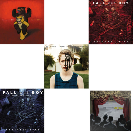 Fall Out Boy - Believers Never Die (2LP) & Believers Never Die (Vol. 2) & Folie A Deux & American Beauty / American Psycho & From Under The Cork Tree