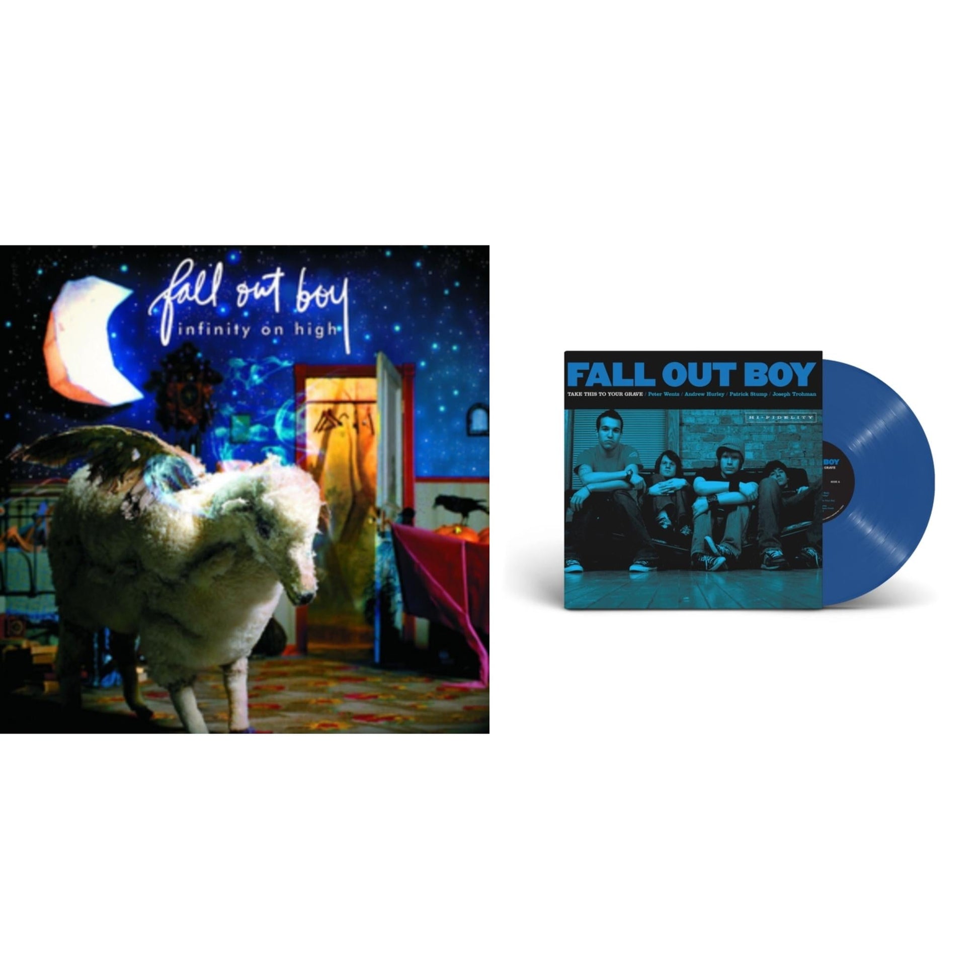 This is a 2 LP Vinyl SKU bundle.
1.This LP Vinyl is brand new.Format: LP VinylThis item's title is: Take This To Your Grave (20Th Anniversary/Blue Jay LP Vinyl)Artist: Fall Out BoyBarcode: 075678613425Release Date: 12/15/2023
2.This LP Vinyl is brand new.