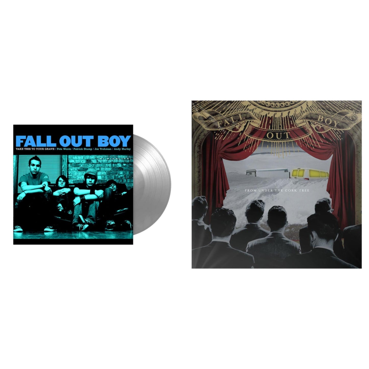 This is a 2 LP Vinyl SKU bundle.
1.This LP Vinyl is brand new.Format: LP VinylMusic Style: Pop PunkThis item's title is: Take This To Your Grave (Fbr 25Th Anniversary Edition/Silver LP Vinyl)Artist: Fall Out BoyLabel: Fueled By RamenBarcode: 075678645594Release Date: 4/30/2021
2.
