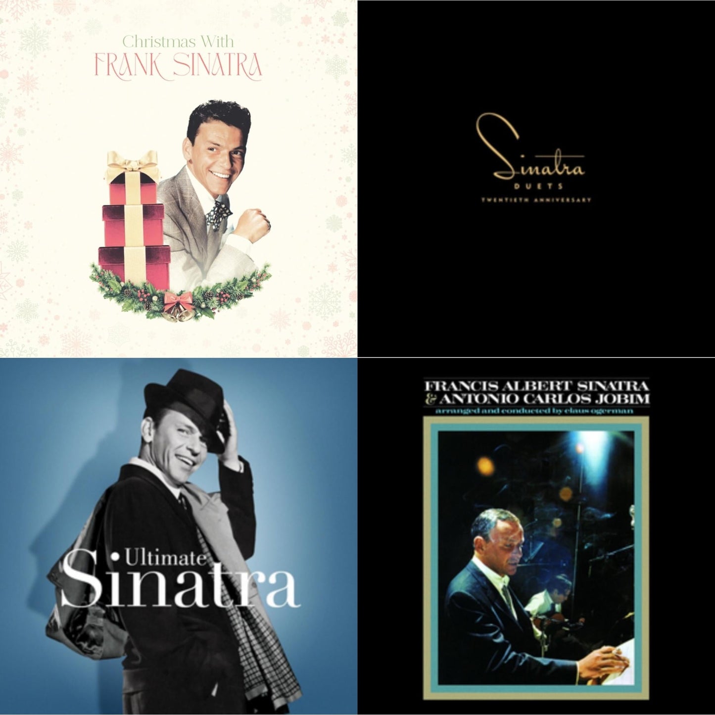 This is a 4 LP Vinyl SKU bundle.
1.This LP Vinyl is brand new.Format: LP VinylMusic Style: VocalThis item's title is: Christmas With Frank Sinatra (150G/Opaque White LP Vinyl)Artist: Frank SinatraLabel: LEGACY/ COLUMBIABarcode: 194399764916Release Date: 10/7/2022
2.