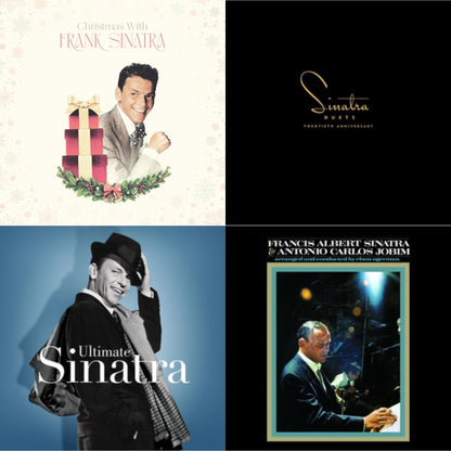 This is a 4 LP Vinyl SKU bundle.
1.This LP Vinyl is brand new.Format: LP VinylMusic Style: VocalThis item's title is: Christmas With Frank Sinatra (150G/Opaque White LP Vinyl)Artist: Frank SinatraLabel: LEGACY/ COLUMBIABarcode: 194399764916Release Date: 10/7/2022
2.