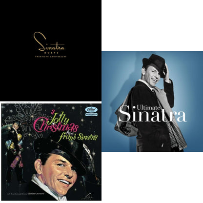 This is a 3 LP Vinyl SKU bundle.
1.This LP Vinyl is brand new.Format: LP VinylMusic Style: VocalThis item's title is: DuetsArtist: Frank SinatraLabel: CAPITOLBarcode: 602537583881Release Date: 11/19/2013
2.This LP Vinyl is brand new.