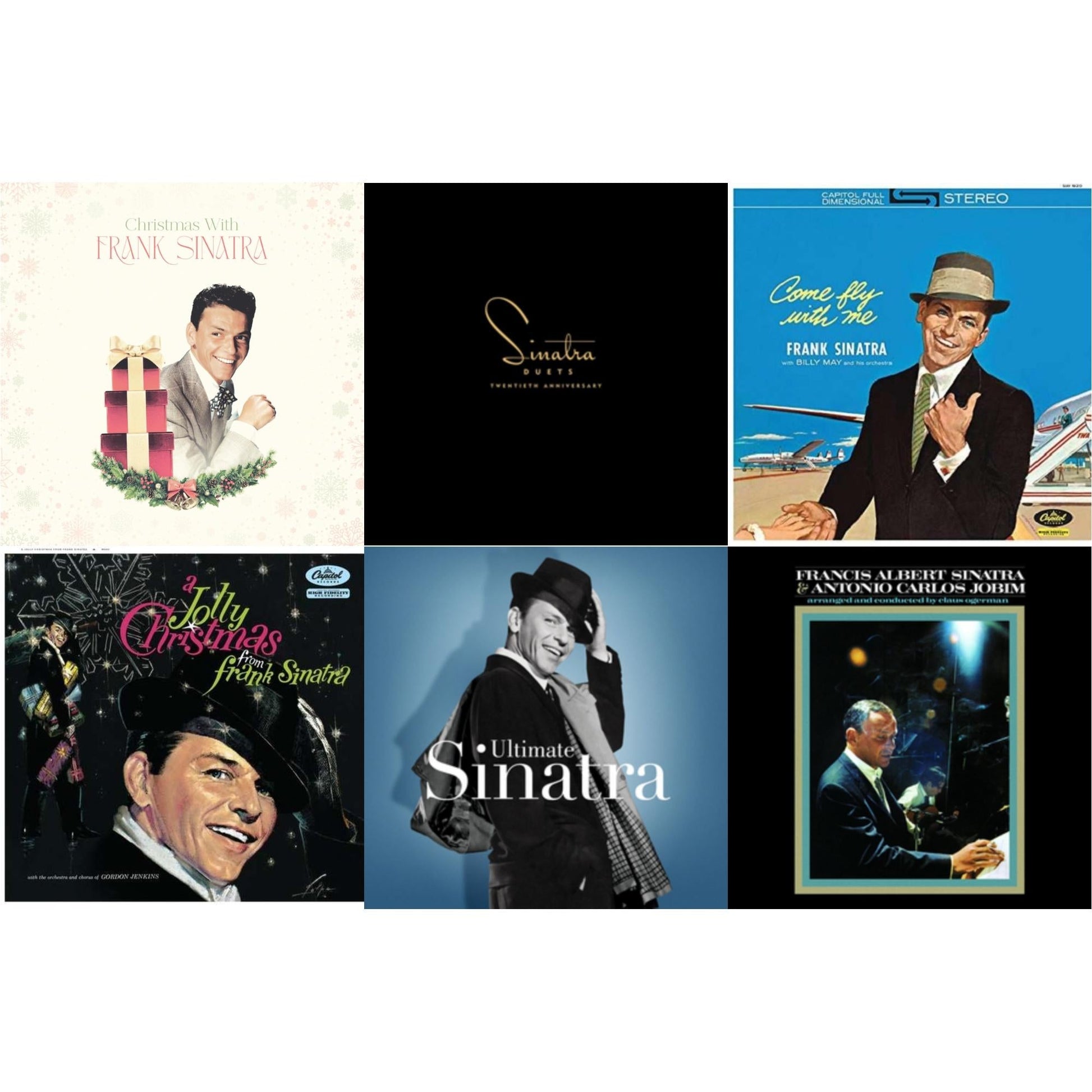 This is a 6 LP Vinyl SKU bundle.
1.This LP Vinyl is brand new.Format: LP VinylMusic Style: VocalThis item's title is: Christmas With Frank Sinatra (150G/Opaque White LP Vinyl)Artist: Frank SinatraLabel: LEGACY/ COLUMBIABarcode: 194399764916Release Date: 10/7/2022
2.