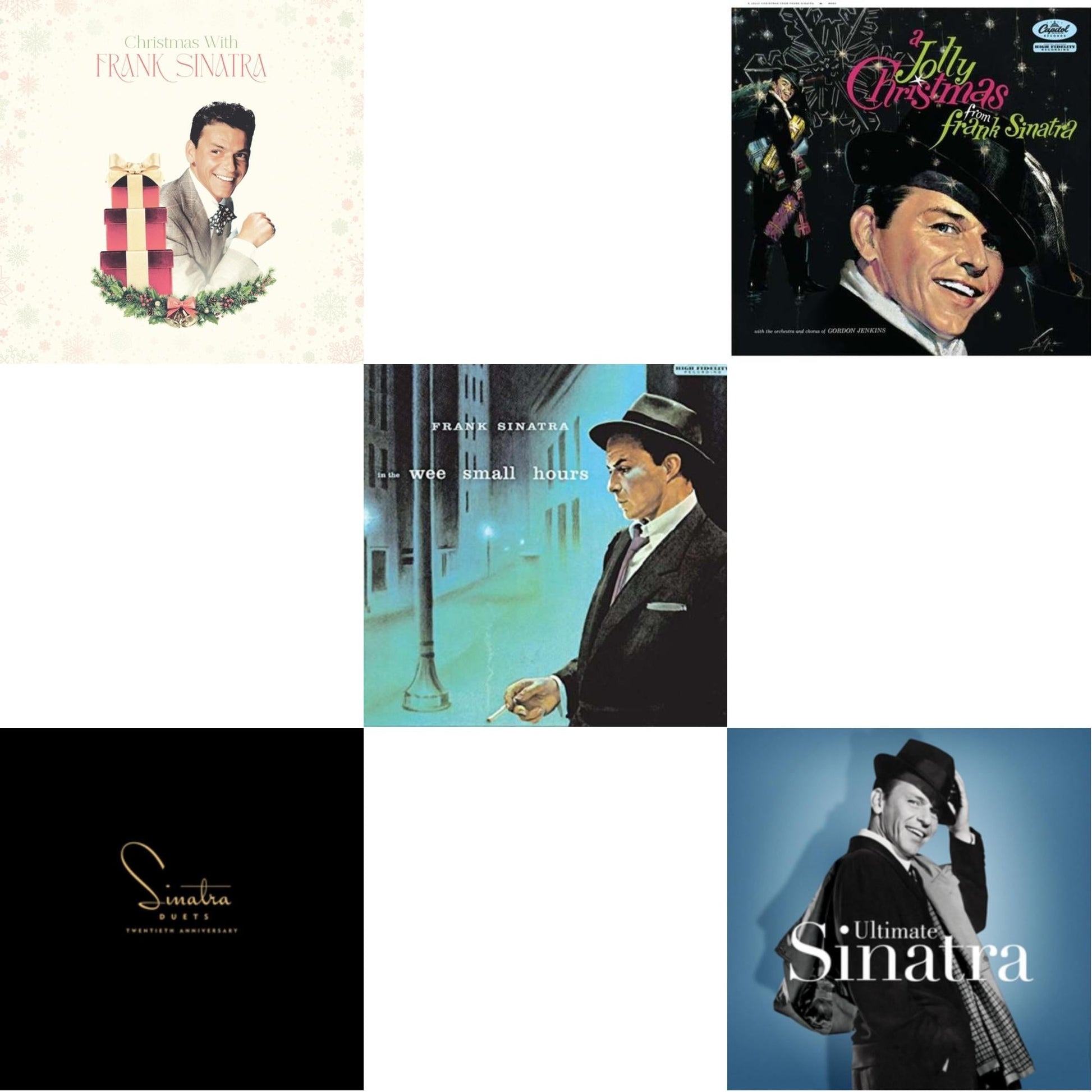 This is a 5 LP Vinyl SKU bundle.
1.This LP Vinyl is brand new.Format: LP VinylMusic Style: VocalThis item's title is: Christmas With Frank Sinatra (150G/Opaque White LP Vinyl)Artist: Frank SinatraLabel: LEGACY/ COLUMBIABarcode: 194399764916Release Date: 10/7/2022
2.