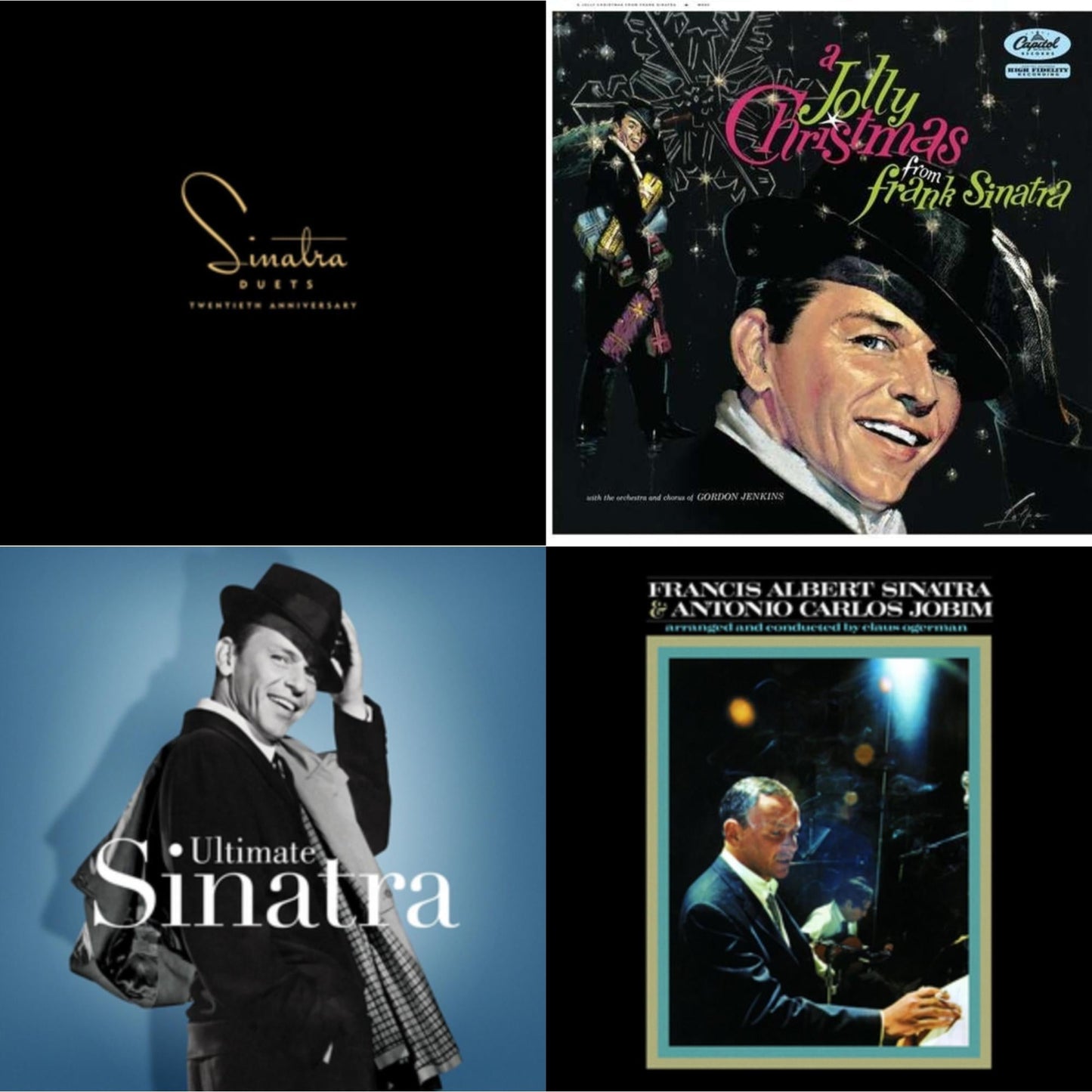 This is a 4 LP Vinyl SKU bundle.
1.This LP Vinyl is brand new.Format: LP VinylMusic Style: VocalThis item's title is: DuetsArtist: Frank SinatraLabel: CAPITOLBarcode: 602537583881Release Date: 11/19/2013
2.This LP Vinyl is brand new.