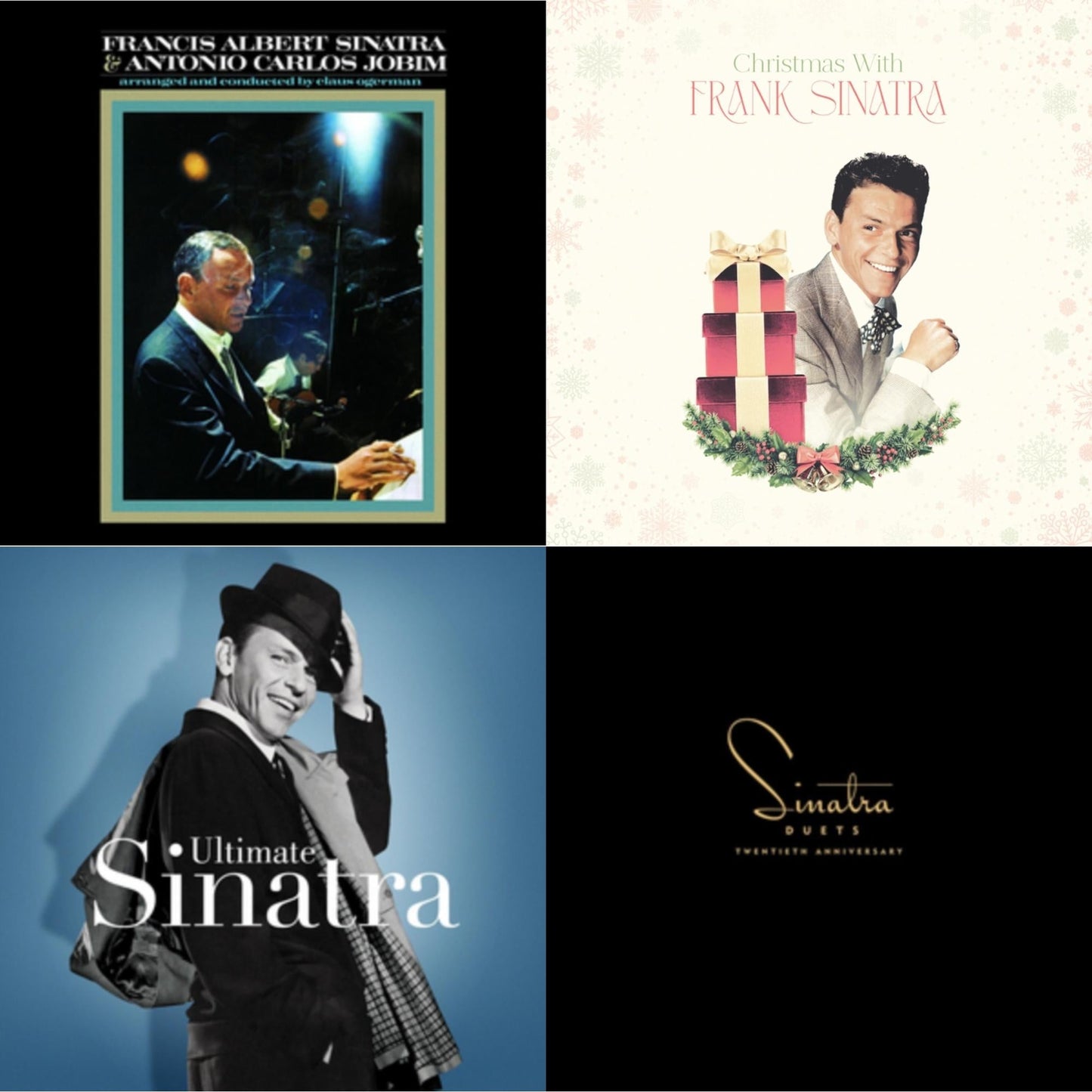 This is a 4 LP Vinyl SKU bundle.
1.This LP Vinyl is brand new.Format: LP VinylMusic Style: Bossa NovaThis item's title is: Francis Albert Sinatra & Antonio Carlos JobimArtist: Frank SinatraLabel: UMeBarcode: 602557276183Release Date: 4/14/2017
2.This LP Vinyl is brand new.