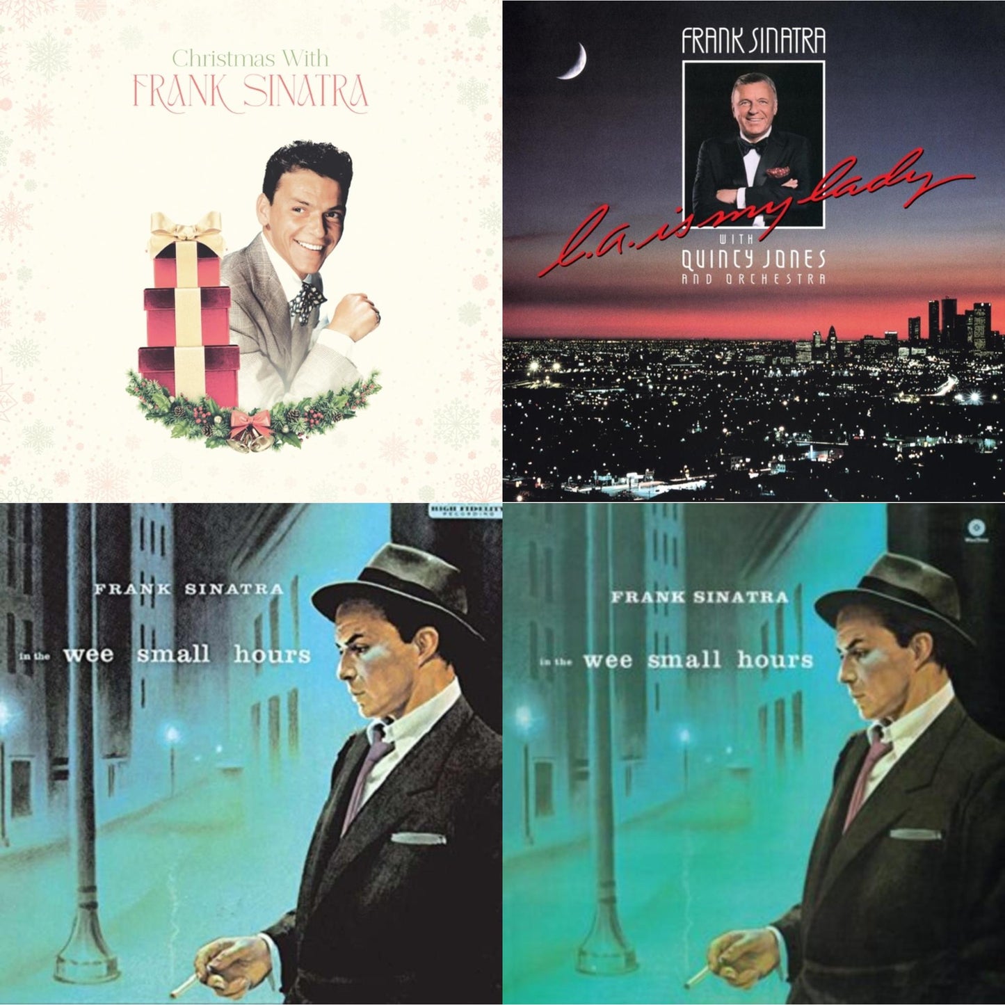 Christmas With Frank Sinatra (150G/Opaque White LP Vinyl) & L.A. Is My Lady  & In The Wee Small Hours & In The Wee Small Hours