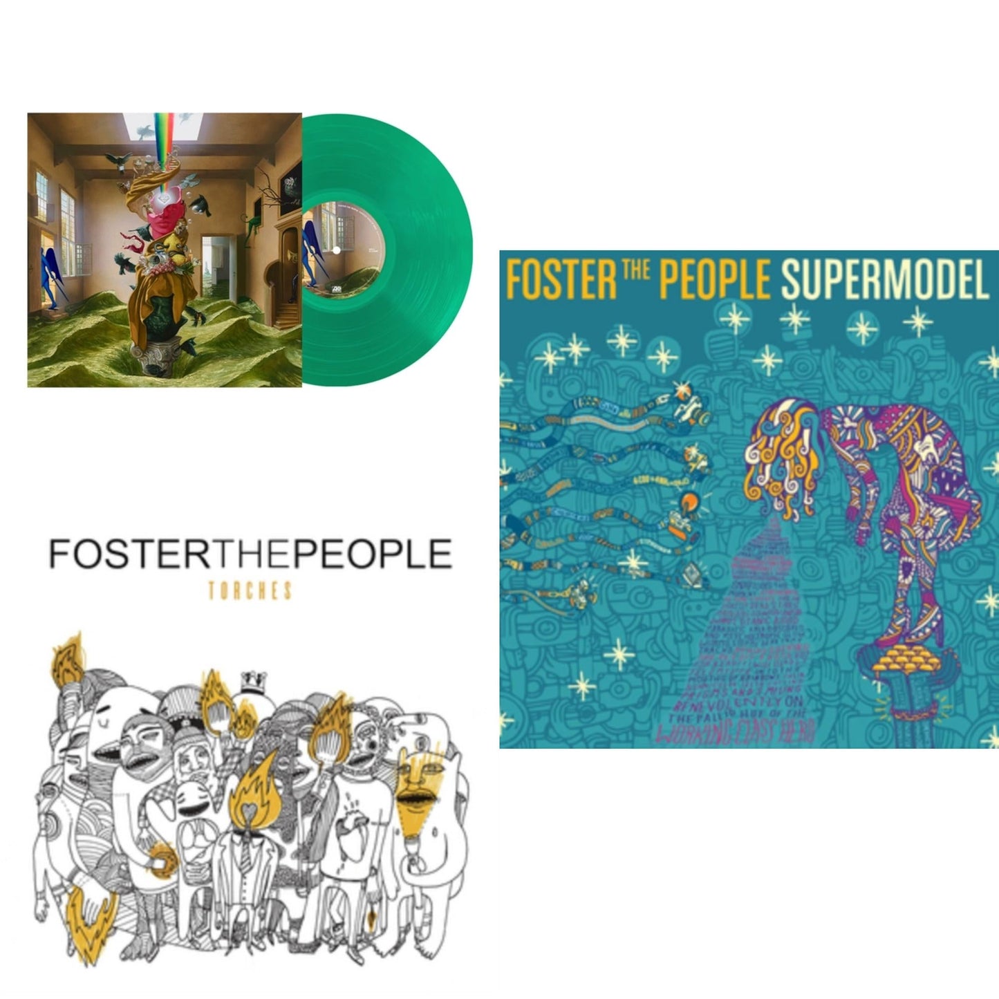 Paradise State Of Mind (Translucent Green LP Vinyl) & Torches (Dl Card) & Supermodel (180G)