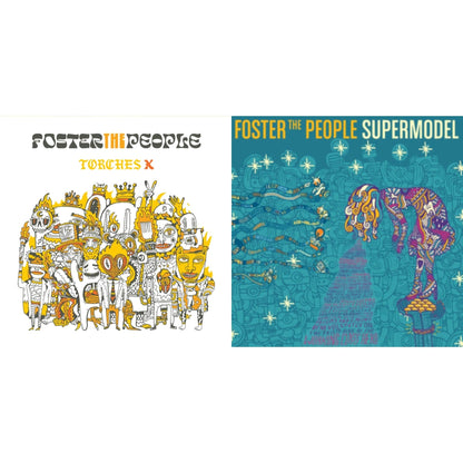 This is a 2 LP Vinyl SKU bundle.
1.This LP Vinyl is brand new.Format: LP VinylMusic Style: Alternative RockThis item's title is: Torches X (Deluxe Edition/2LP)Artist: Foster The PeopleLabel: LEGACYBarcode: 194399280911Release Date: 4/8/2022
2.This LP Vinyl is brand new.