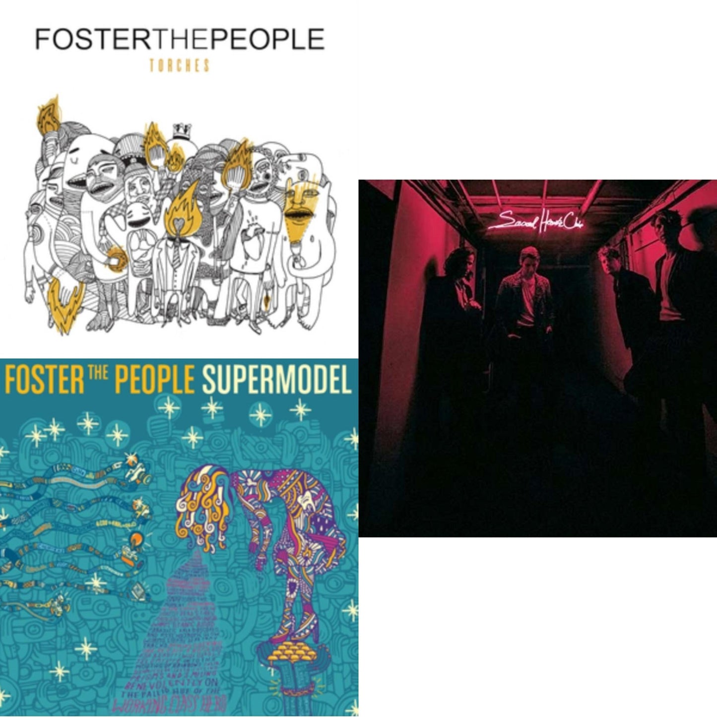 Torches (Dl Card) & Supermodel (180G) & Sacred Hearts Club (150G/Dl Card)
