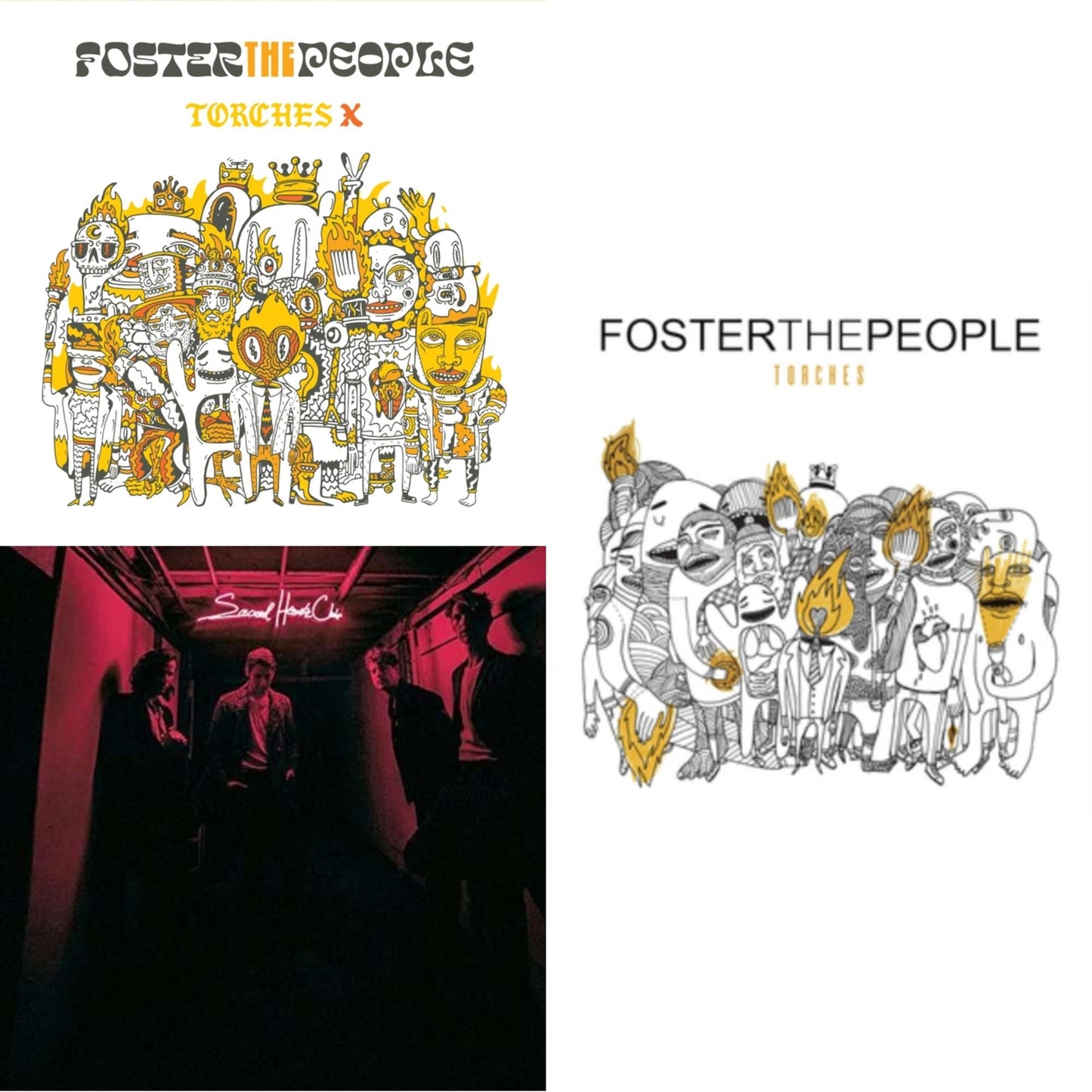This is a 3 LP Vinyl SKU bundle.
1.This LP Vinyl is brand new.Format: LP VinylMusic Style: Alternative RockThis item's title is: Torches X (Deluxe Edition/2LP)Artist: Foster The PeopleLabel: LEGACYBarcode: 194399280911Release Date: 4/8/2022
2.This LP Vinyl is brand new.