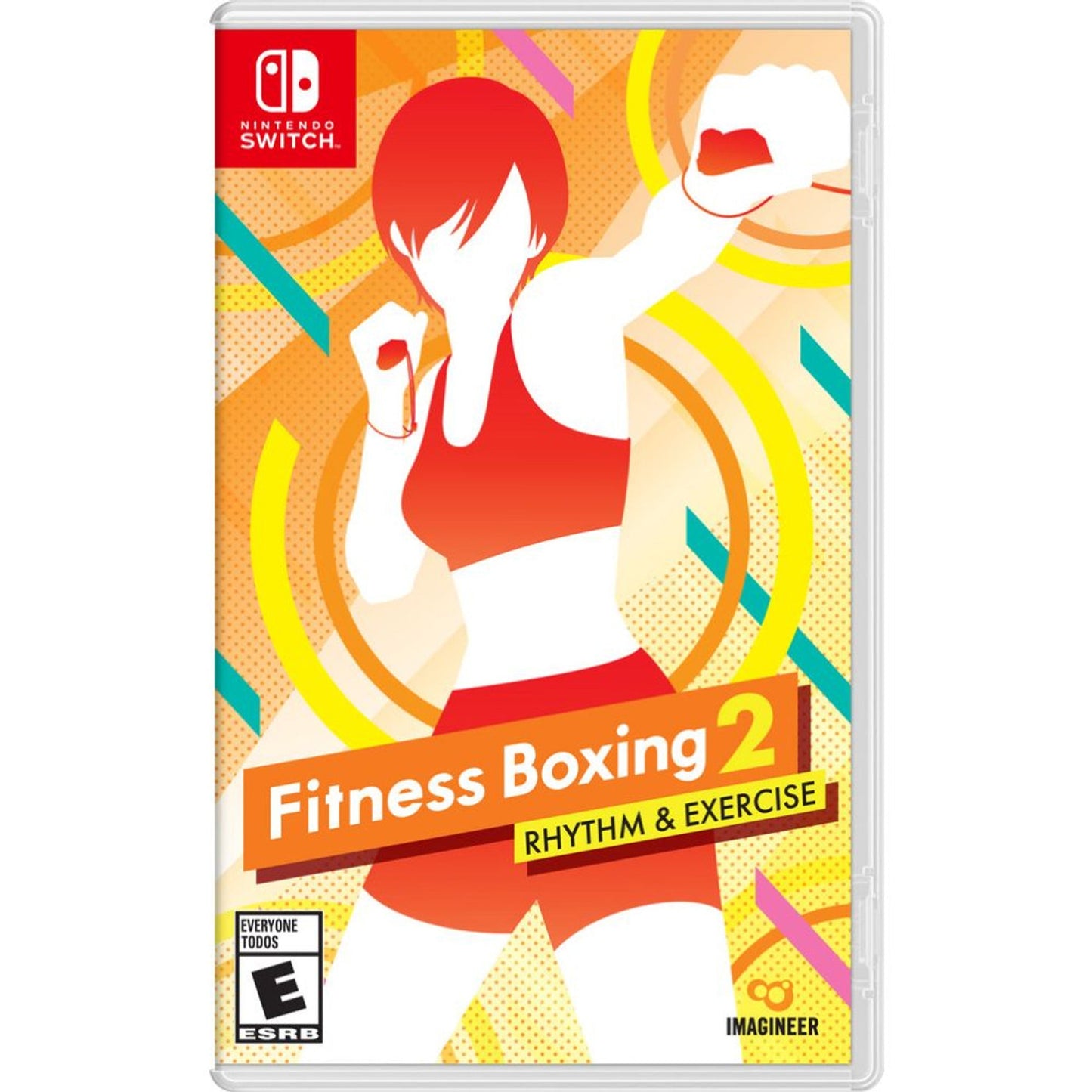 This is brand new.Work out at home and punch to the beat Jab, uppercut, dodge, and more to catchy pop tunes in this rhythmic boxing game! Pass a Joy-Con controller to an exercise buddy and box to the beat together.