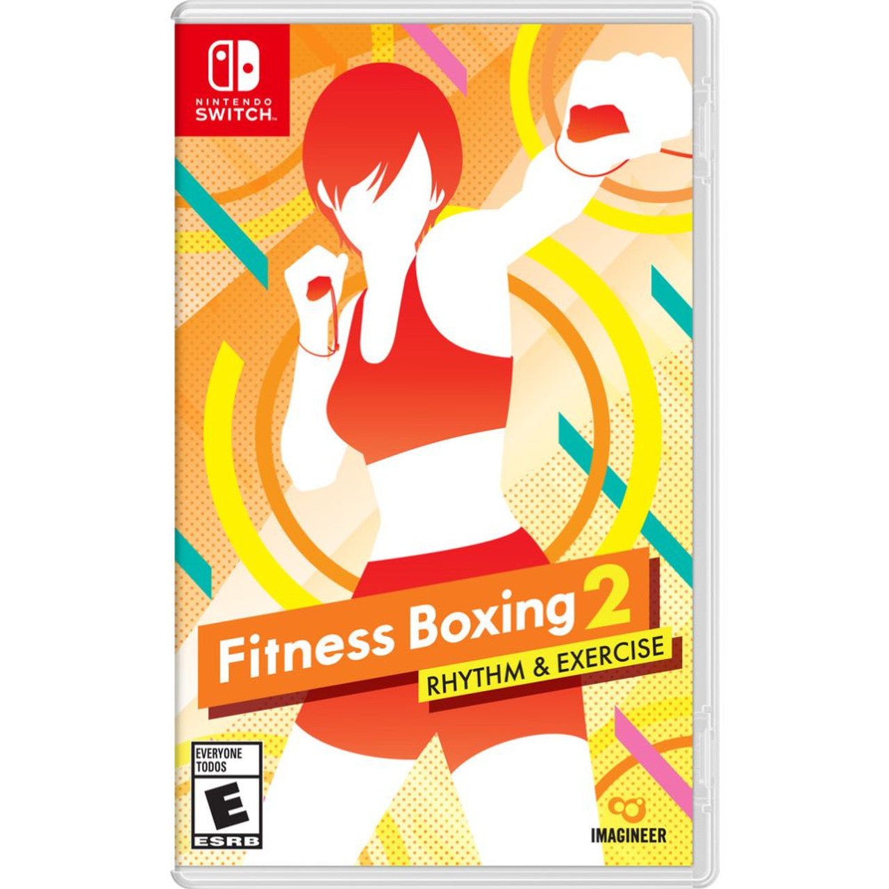 This is brand new.Work out at home and punch to the beat Jab, uppercut, dodge, and more to catchy pop tunes in this rhythmic boxing game! Pass a Joy-Con controller to an exercise buddy and box to the beat together.