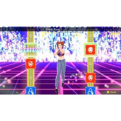 This is brand new.Work out at home and punch to the beat Jab, uppercut, dodge, and more to catchy pop tunes in this rhythmic boxing game! Pass a Joy-Con controller to an exercise buddy and box to the beat together.