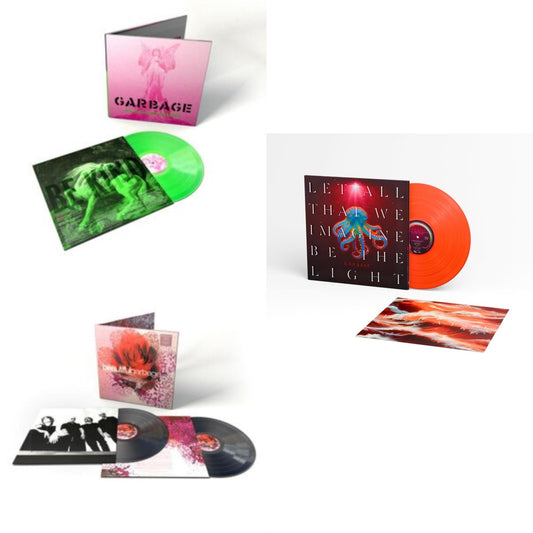 No Gods No Masters (X) (Green LP Vinyl) & Beautifulgarbage (2LP/180G/20Th Anniversary/Remastered/Import) & Let All That We Imagine Be The Light (Orange LP Vinyl)
