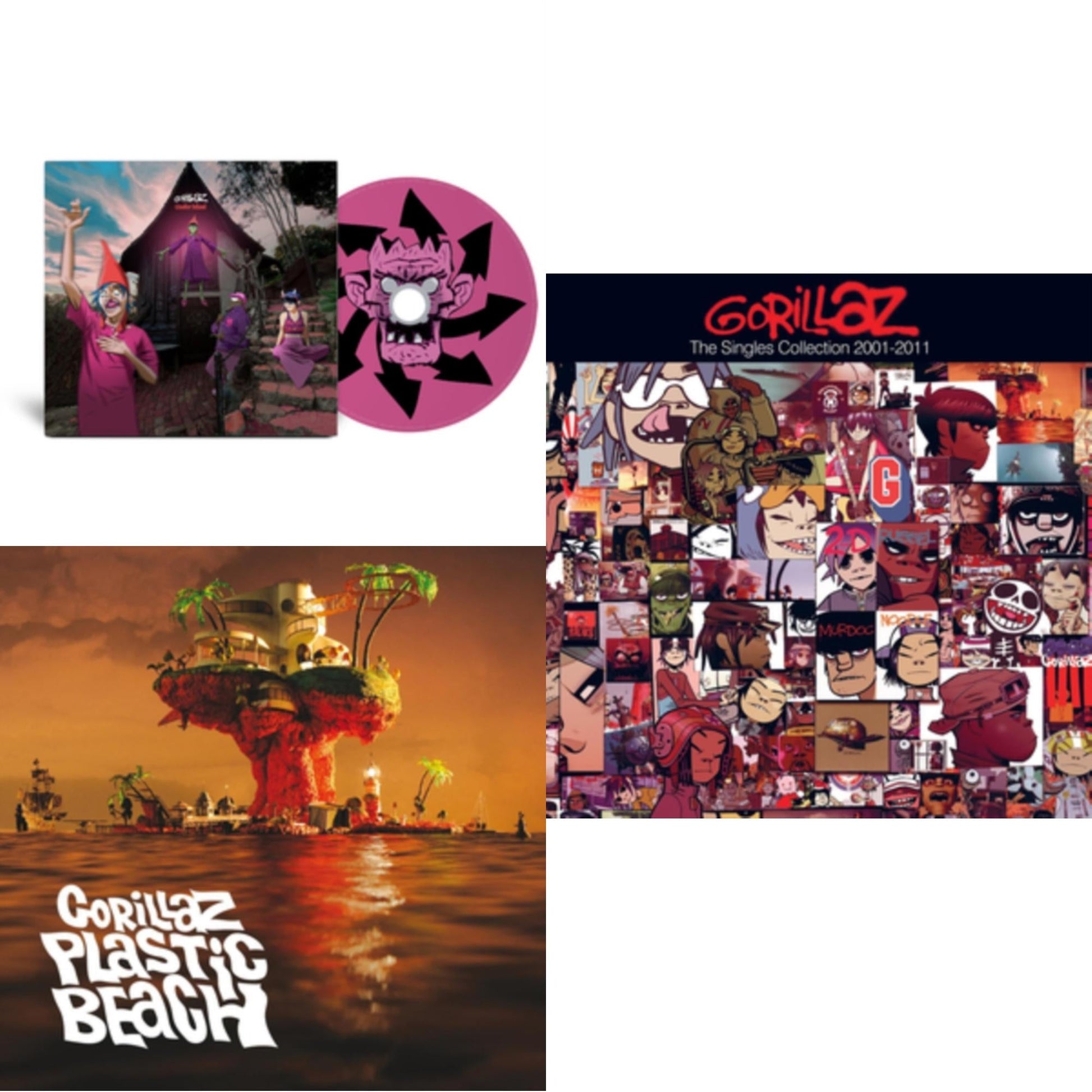 This is a 3 CD SKU bundle.
1.This CD is brand new.Format: CDMusic Style: Hardcore Hip-HopThis item's title is: Cracker IslandArtist: GorillazLabel: PRW/WARNER RECORDS/PARLOPHONEBarcode: 5054197213212Release Date: 2/24/2023
2.This CD is brand new.