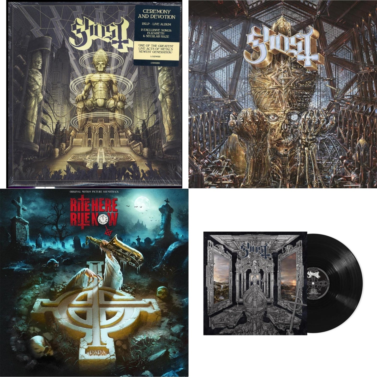 Ceremony & Devotion (2LP) & Impera & Rite Here Rite Now (Ost) (2LP) & Skeleta