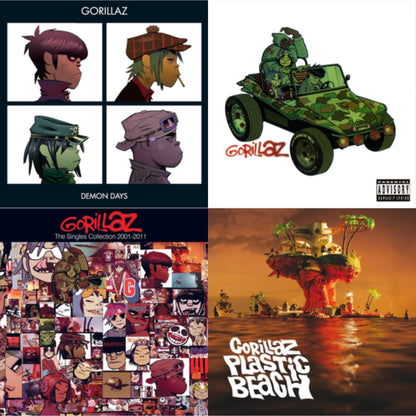 Demon Days & Plastic Beach & Singles Collection 2001 -  2011 & Gorillaz