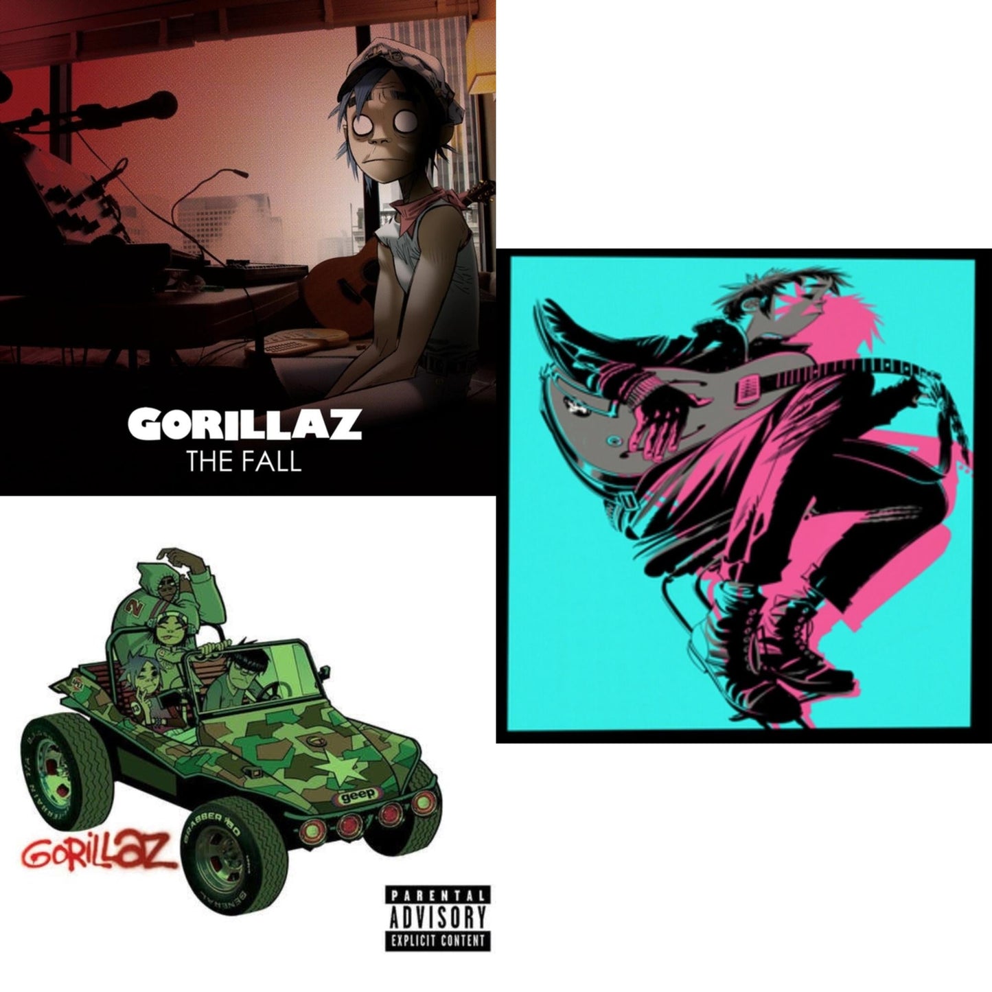Fall & Now Now (180G/Dl Code) & Gorillaz