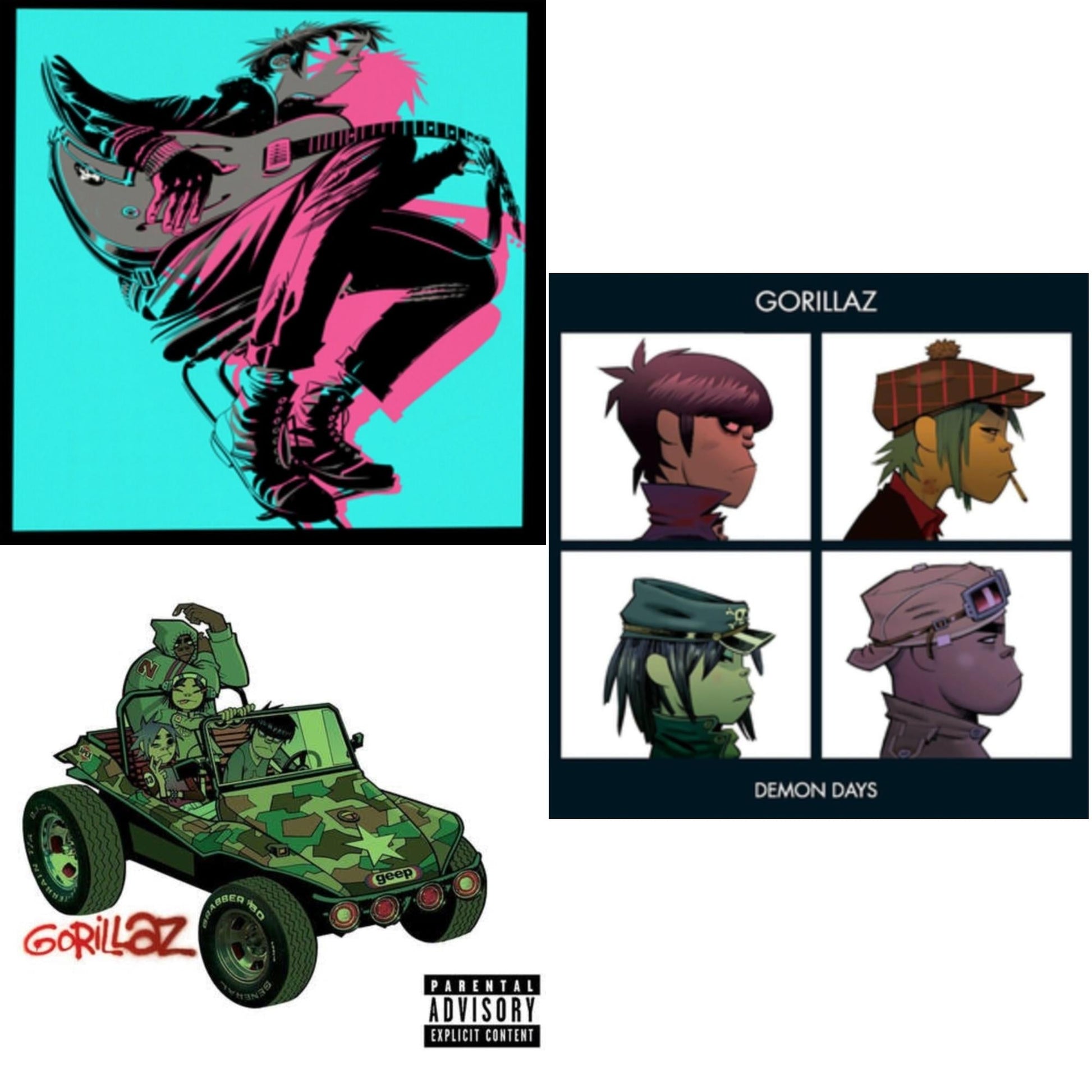 This is a 3 LP Vinyl SKU bundle.
1.This LP Vinyl is brand new.Format: LP VinylThis item's title is: Now Now (180G/Dl Code)Artist: GorillazBarcode: 190295643423Release Date: 6/29/2018
2.This LP Vinyl is brand new.
