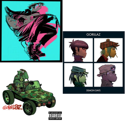 This is a 3 LP Vinyl SKU bundle.
1.This LP Vinyl is brand new.Format: LP VinylThis item's title is: Now Now (180G/Dl Code)Artist: GorillazBarcode: 190295643423Release Date: 6/29/2018
2.This LP Vinyl is brand new.