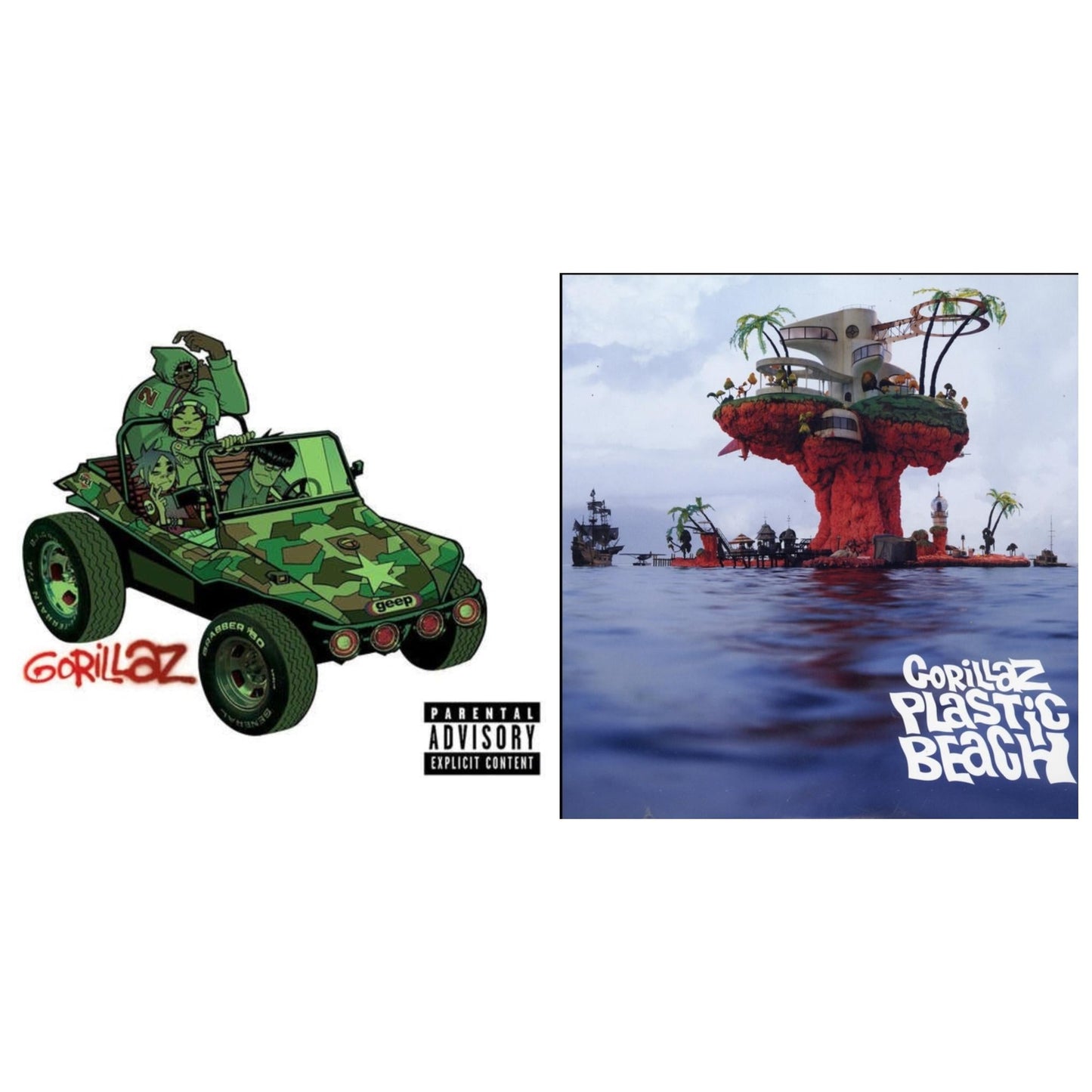 Plastic Beach (2LP) & Gorillaz