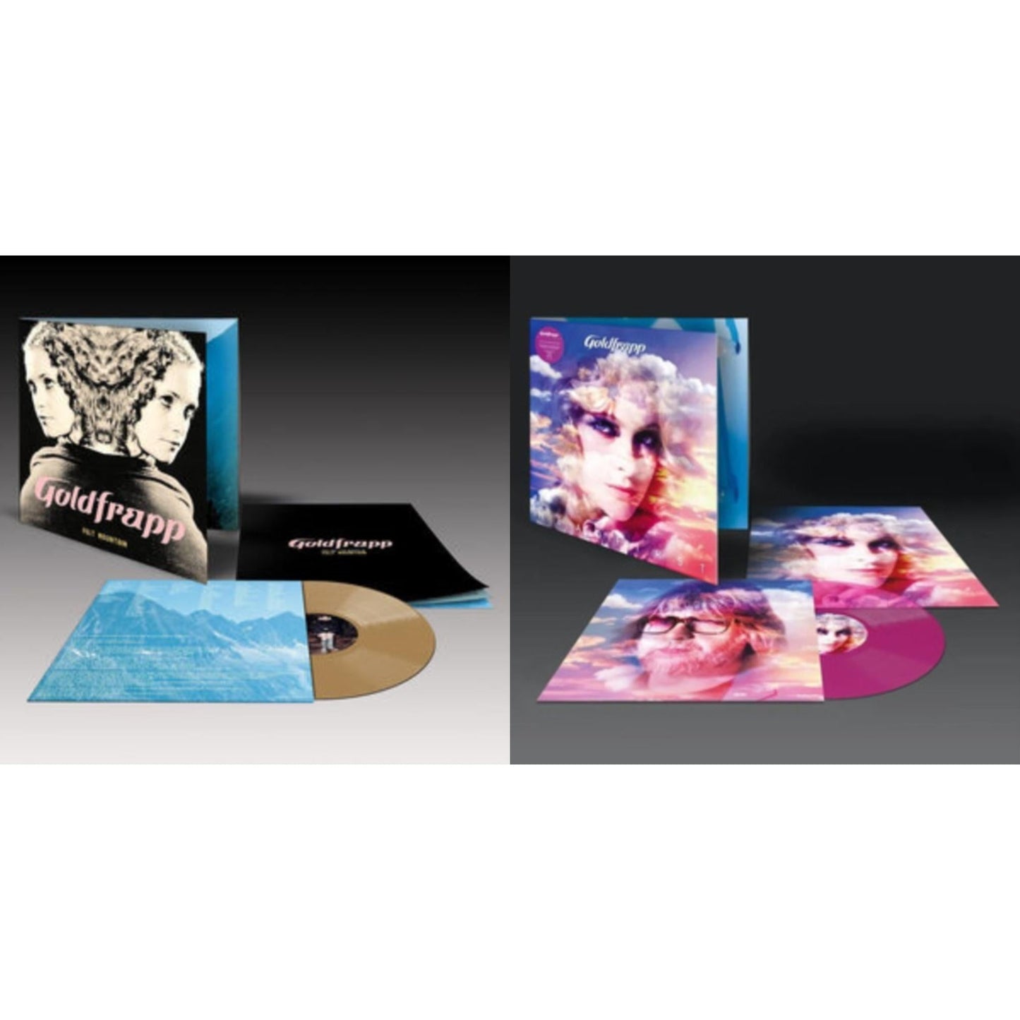 This is a 2 LP Vinyl SKU bundle.
1.This LP Vinyl is brand new.Format: LP VinylMusic Style: LeftfieldThis item's title is: Felt Mountain (2022 Edition)Artist: GoldfrappLabel:  A BMG COMPANY MUTEBarcode: 4050538664355Release Date: 3/25/2022
2.This LP Vinyl is brand new.