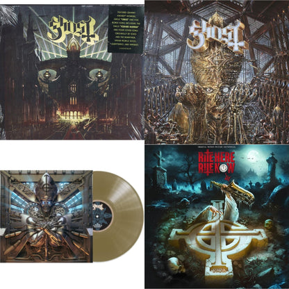This is a 4 LP Vinyl SKU bundle.
1.This LP Vinyl is brand new.Format: LP VinylMusic Style: Hard RockThis item's title is: Meliora (Deluxe Edition)Artist: GhostLabel: LOMA VISTA/CONCORDBarcode: 888072012332Release Date: 9/16/2016
2.This LP Vinyl is brand new.