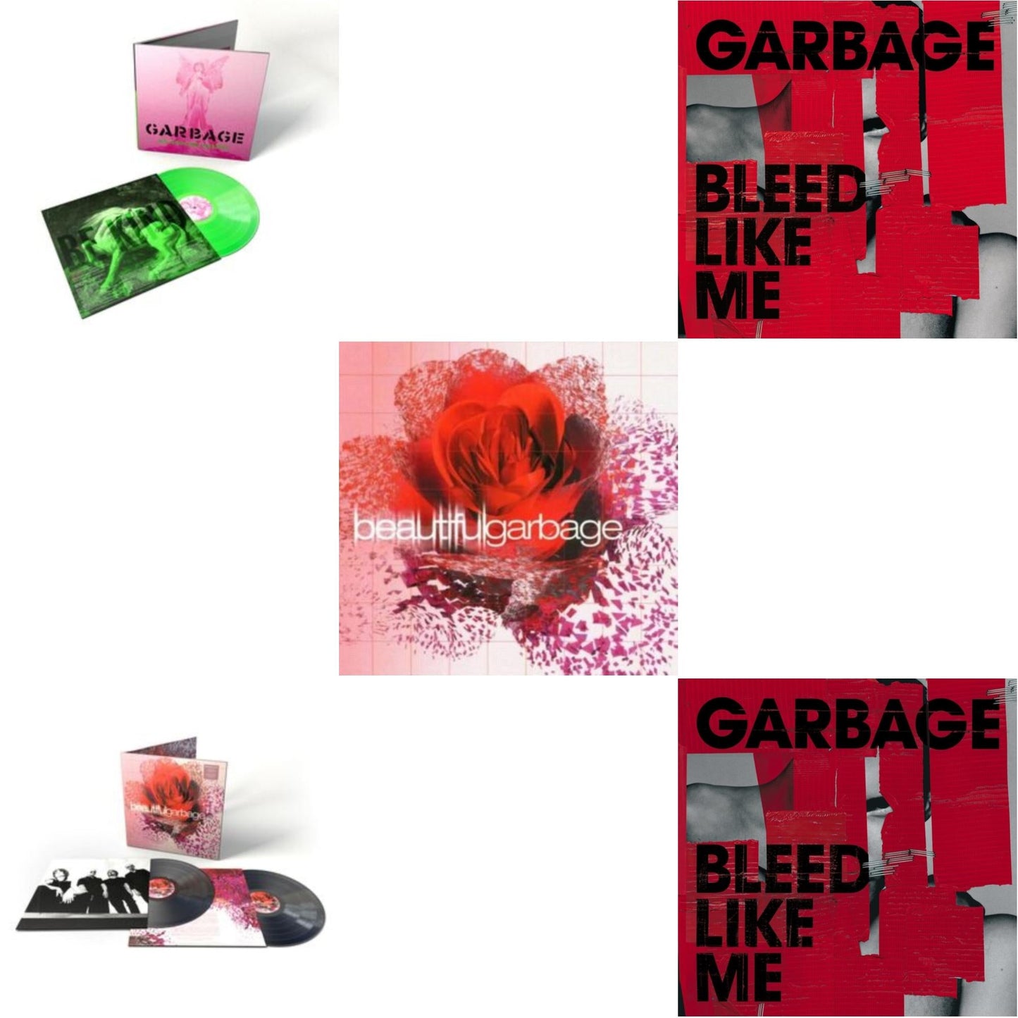 No Gods No Masters (X) (Green LP Vinyl) & Beautifulgarbage (2LP/180G/20Th Anniversary/Remastered/Import) & Beautifulgarbage (2LP/White Vinyl/140G/20Th Anniversary/Remastered/Limited/Import) & Bleed Like Me & Bleed Like Me (Expanded Edition) (2LP)