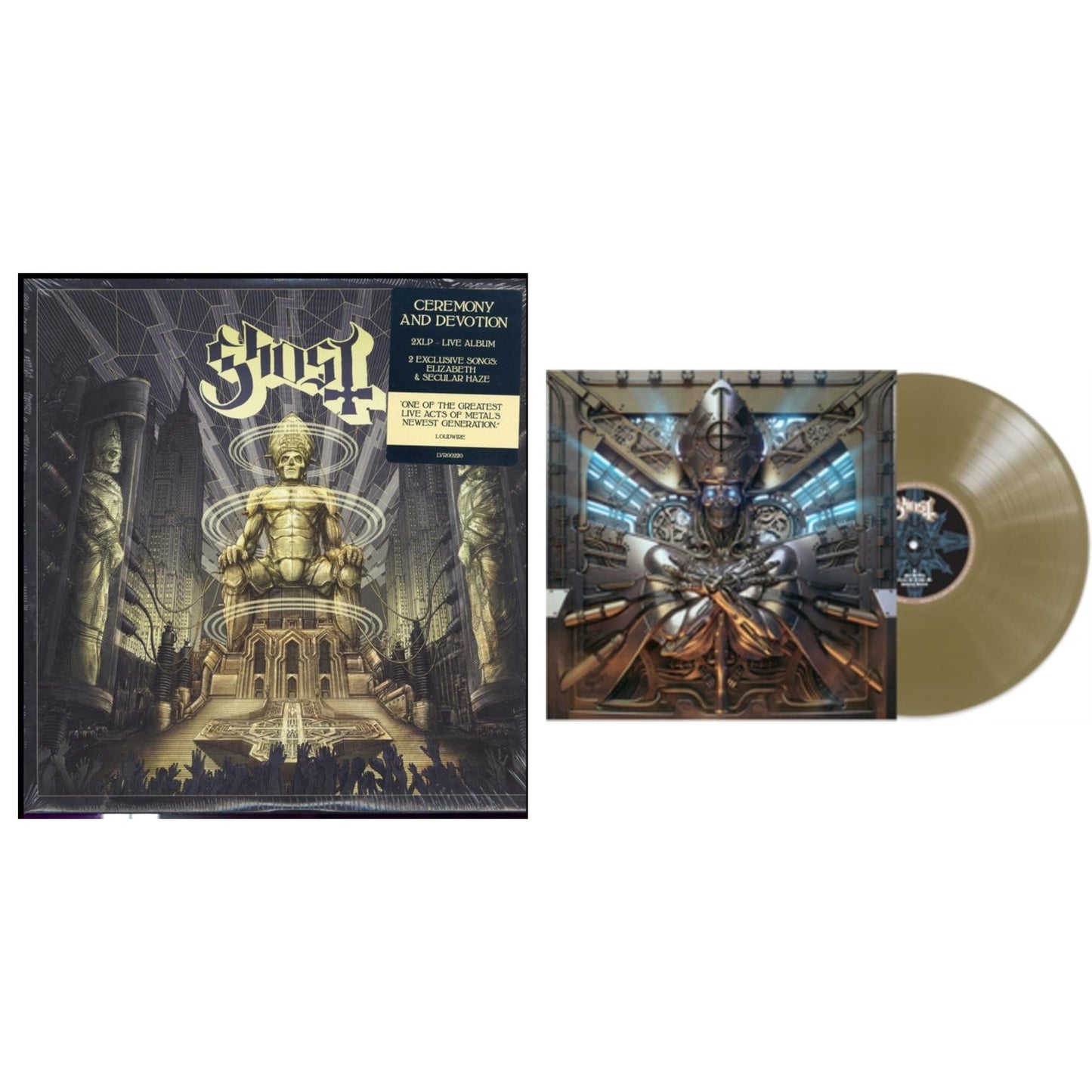 Ceremony & Devotion (2LP) & Phantomime (Gold LP Vinyl)
