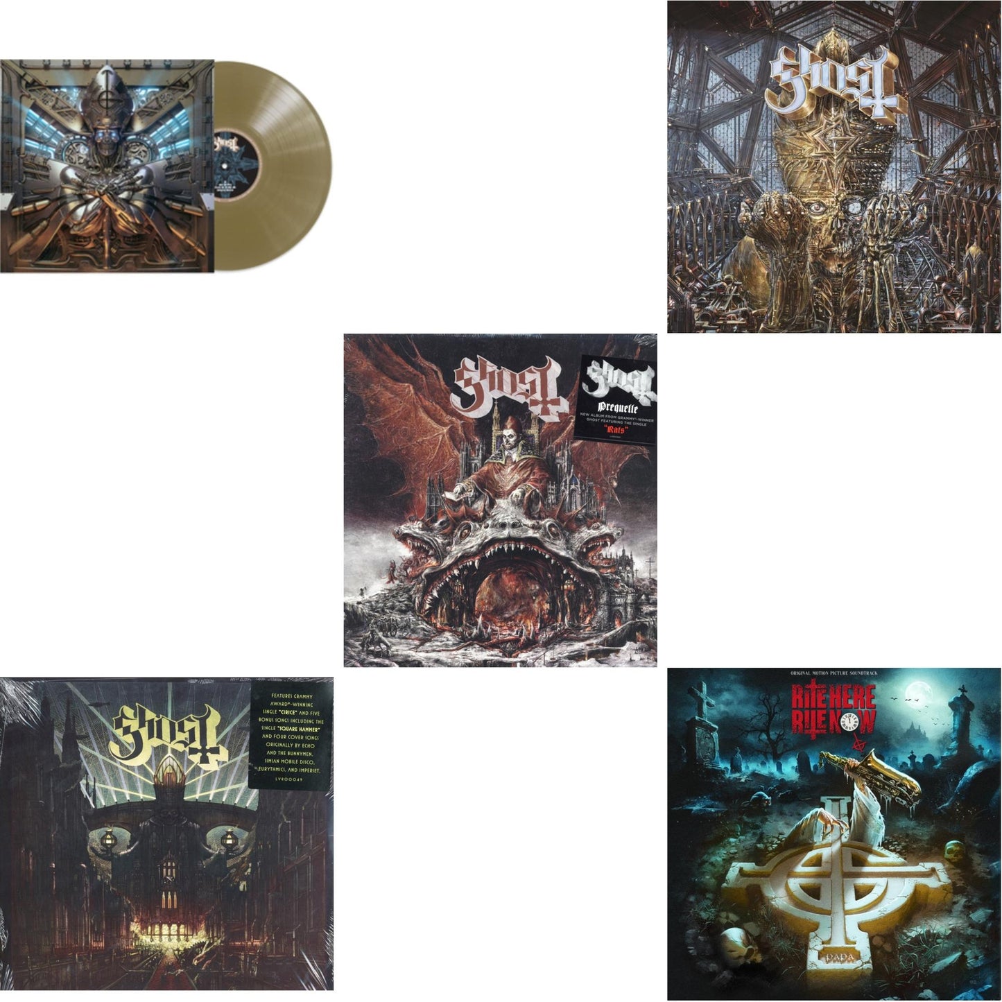 Meliora (Deluxe Edition) & Prequelle (LP) & Impera & Phantomime (Gold LP Vinyl) & Rite Here Rite Now (Ost) (2LP)