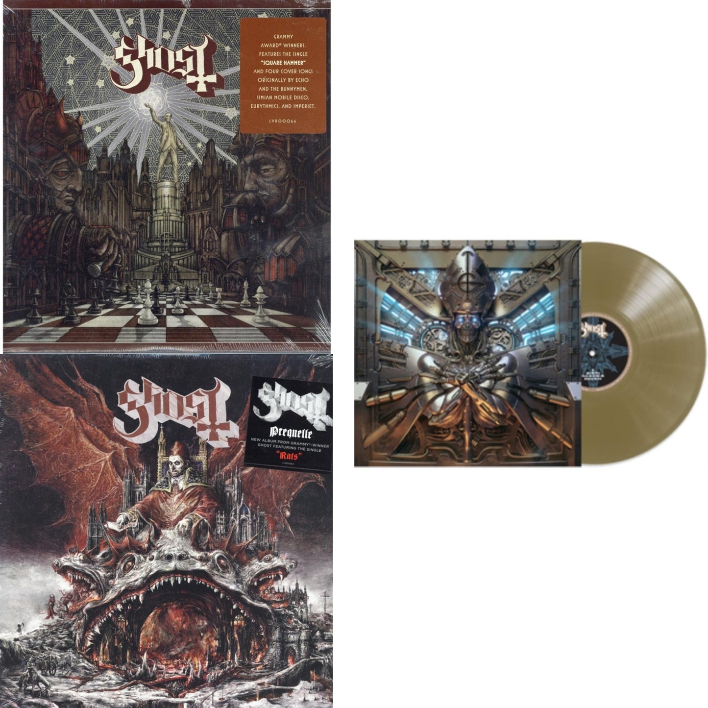 Popestar & Prequelle (LP) & Phantomime (Gold LP Vinyl)